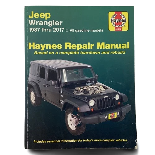 Jeep Wrangler, 1987 Thru 2017 Haynes Repair Manual : All Gasoline Models - Good