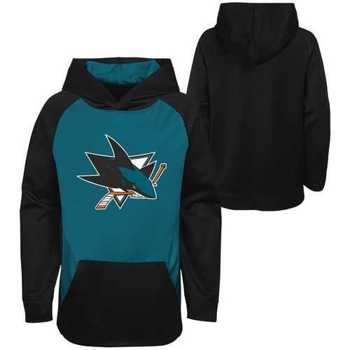 Outerstuff NHL Youth Boys San Jose Sharks Synthetic Fleece Hoodie - Picture 4 of 7