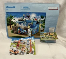Playmobil 9060 Aquarium Replacement Instruction Guide Booklet & Inserts