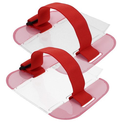 2Pcs Arm Badge Holders Armband ID Cards Holders Badge Protective Covers Worker A - Picture 10 of 12