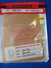 UNSOLVED CASE FILES: Who Killed Jane Doe? - Cold Case Murder Mystery Board Game