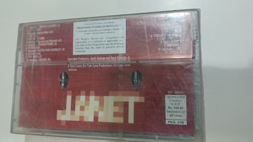 Janet Jackson The Velvet Rope RARE orig Cassette tape INDIA indian sealed 1998 - Picture 2 of 3