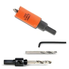 1 Inch Bi-Metal Hole Saw with Arbor Fast Chip Removal for Wood and Metal