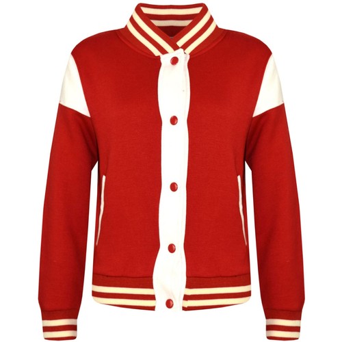 Bambine Giacca Da Baseball Stile Varsity Giacca Rossa Scuola Normale  Superiore di 2-13 anni | eBay