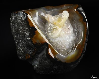3.6'' Agate Hand Carved Crystal Owl Sculpture, Crystal Healing