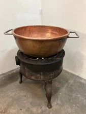  Savage Bros Co Gas Candy Stove Candy Cooker Copper Stove Bowl No 10. GAS 