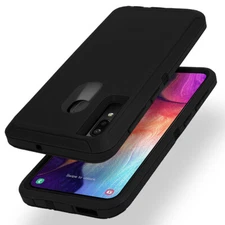 For Samsung Galaxy A20 A30 Case Hybrid Rubber Shockproof Heavy Duty Rugged Cover
