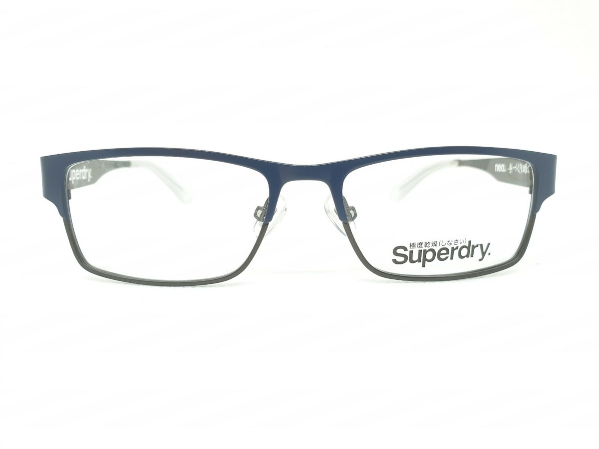Superdry Metal Black Blue Neo Unisex Glasses New Soft