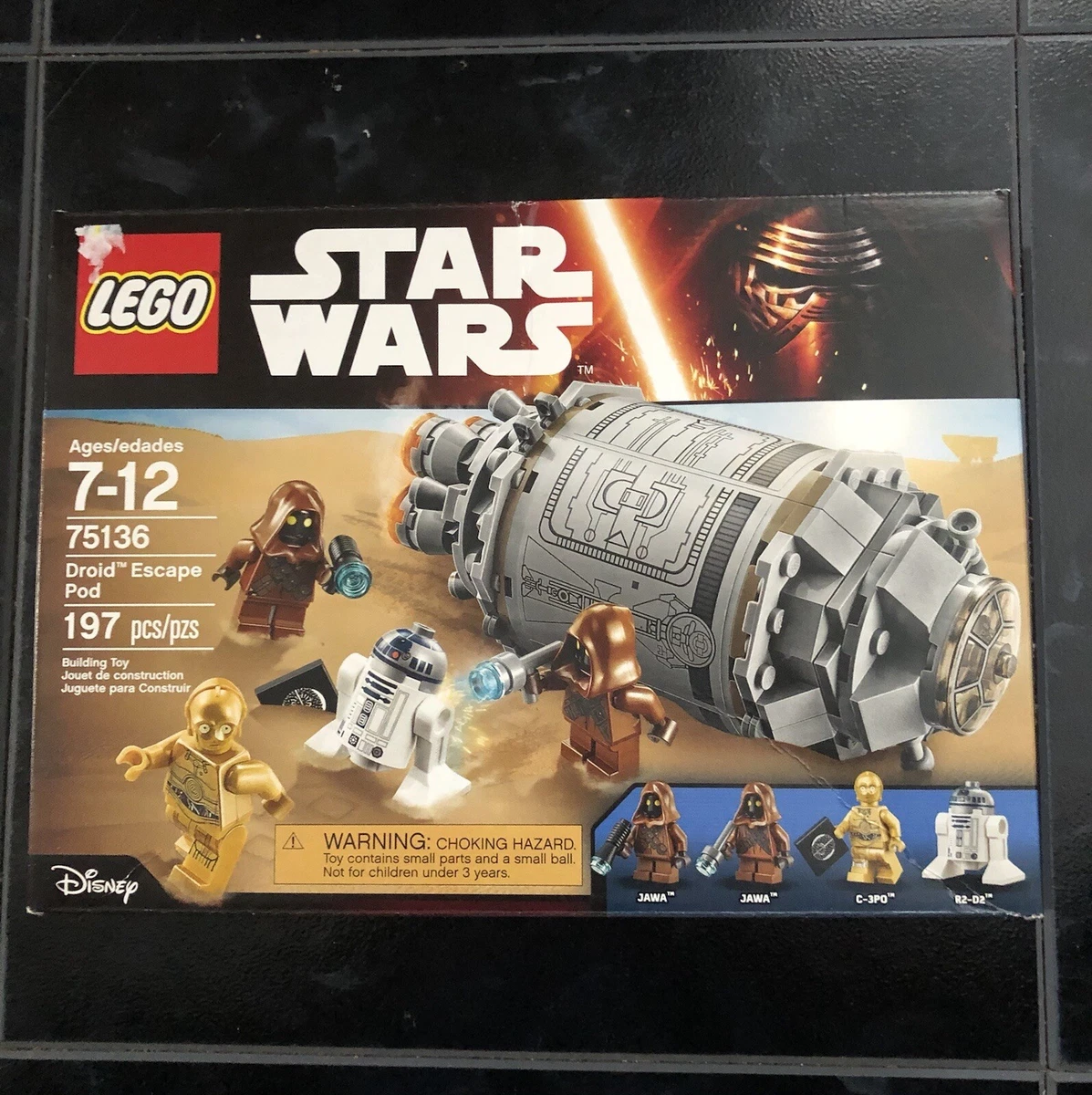 LEGO Star Wars Minifigure Droids - C-3PO and R2-D2 (75136)