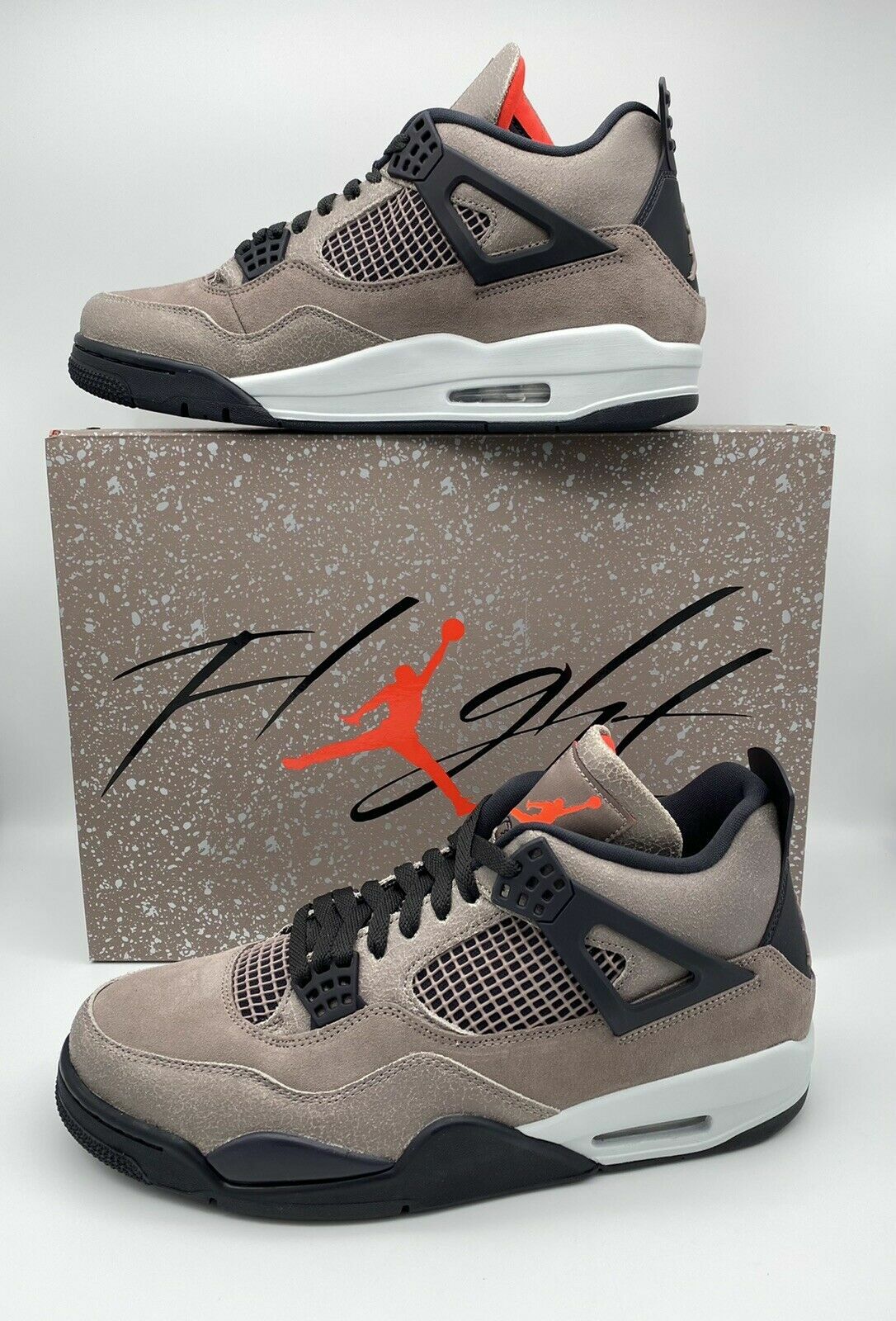 Nike Air Jordan 4 Taupe Haze Infrared DB0732 200 Size 11.5 Mens Travis mocha  fu0026amp;f | eBay