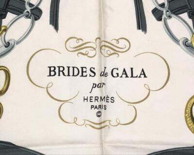 【ゴージャス&クラシカル】Hermes Brides de Gala Carre カレ90 Hermes Limited Edition Scarf 90 Brides de Gala Love Silk