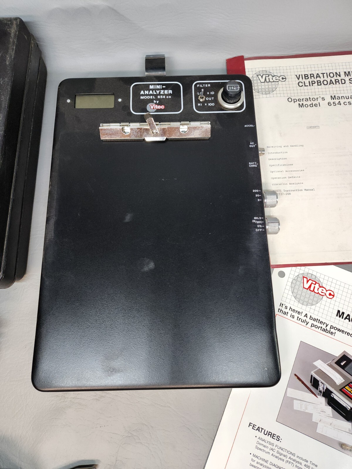 (Power Tested) - Vitec Mini-Analyzer Model 654 CS w/ Mity Mag 4071A | eBay