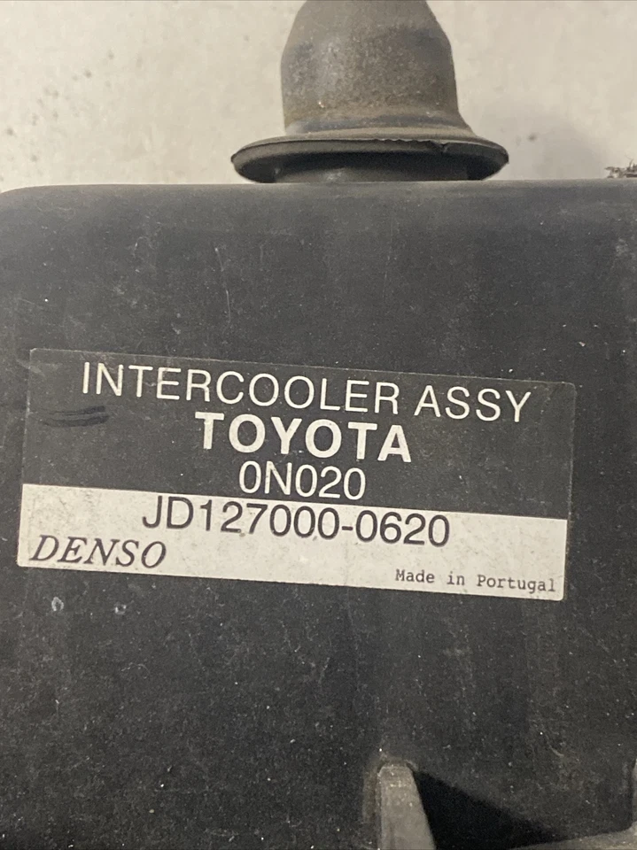 2008 TOYOTA YARIS RADIOATOR INTERCOOLER JD127000-0620 - Image 2 of 2