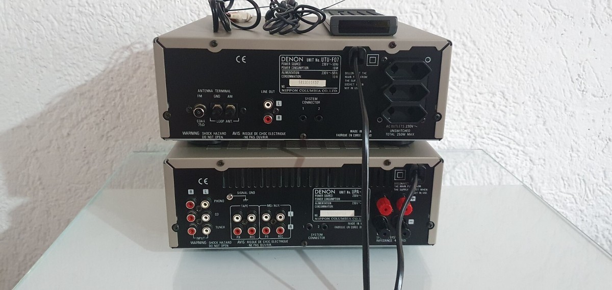 DENON UPA F07 STEREO INTEGRATED AMPLIFIER &DENON UTU-F07