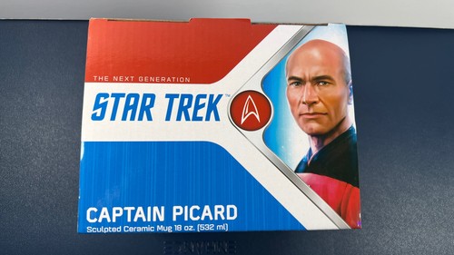 STAR TREK - CAPTAIN PICARD - KERAMIK GEFORMTER BECHER - BRANDNEU 18 UNZEN - 55977 - Bild 2 von 7