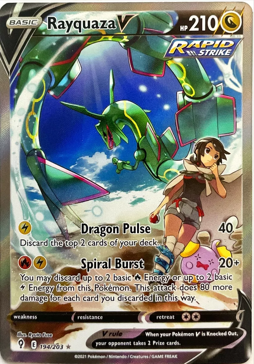 Rayquaza-V (194/203), Busca de Cards