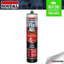 SOUDAL Fix All High Tack Adhesive & Sealant Joint Sealer GREY, 290ml