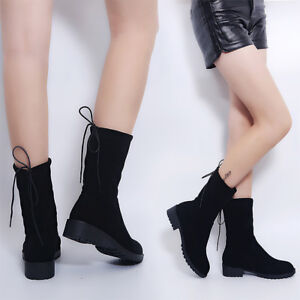 lace up mid calf boots uk