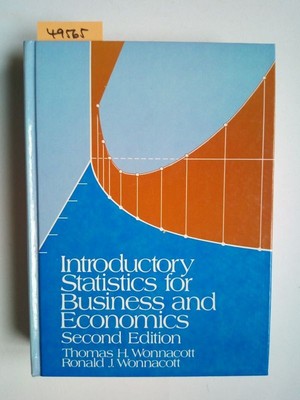Introductory Statistics for Business and Economics 1977 WONNACOTT | Buch |