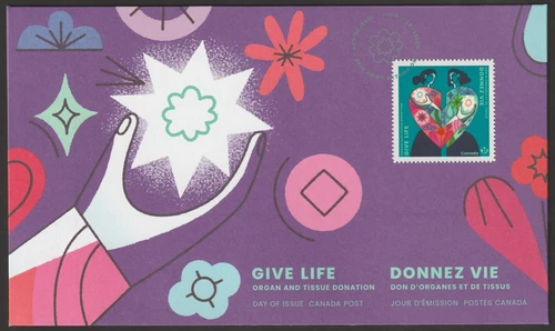 Canada #3324, Organ and Tissue Donation, Official First Day Cover, FDC 2022