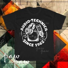 New Audio Technica logo Men's T-shirt funny size S to 5XL