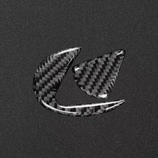 Carbon Fiber Trunk Emblem Insert Decal Filler FOR 06-13 Lexus IS F Sport, GS RX
