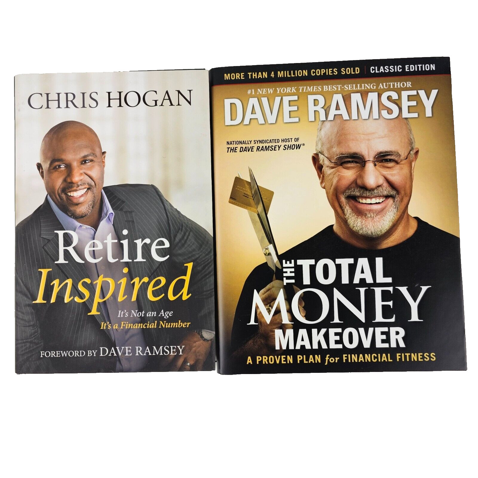 Lot 2 Dave Ramsey Finance Hardcover Books NEW Chris Hogan Money Makeover Retire