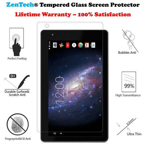 ZenTech Tempered Glass Screen Protector Guard For RCA Voyager 7" (RCT6773W42) - Picture 3 of 8