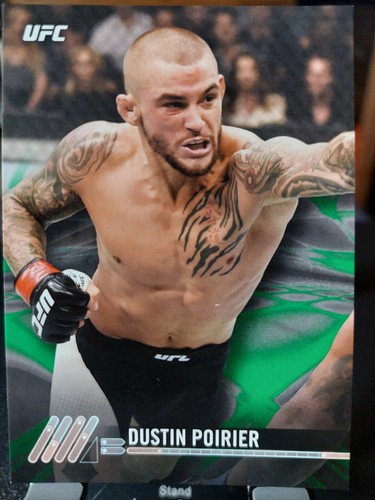 Dustin Poirier #83 2017 Topps UFC Knockout Green #185/215 - Picture 1 of 2