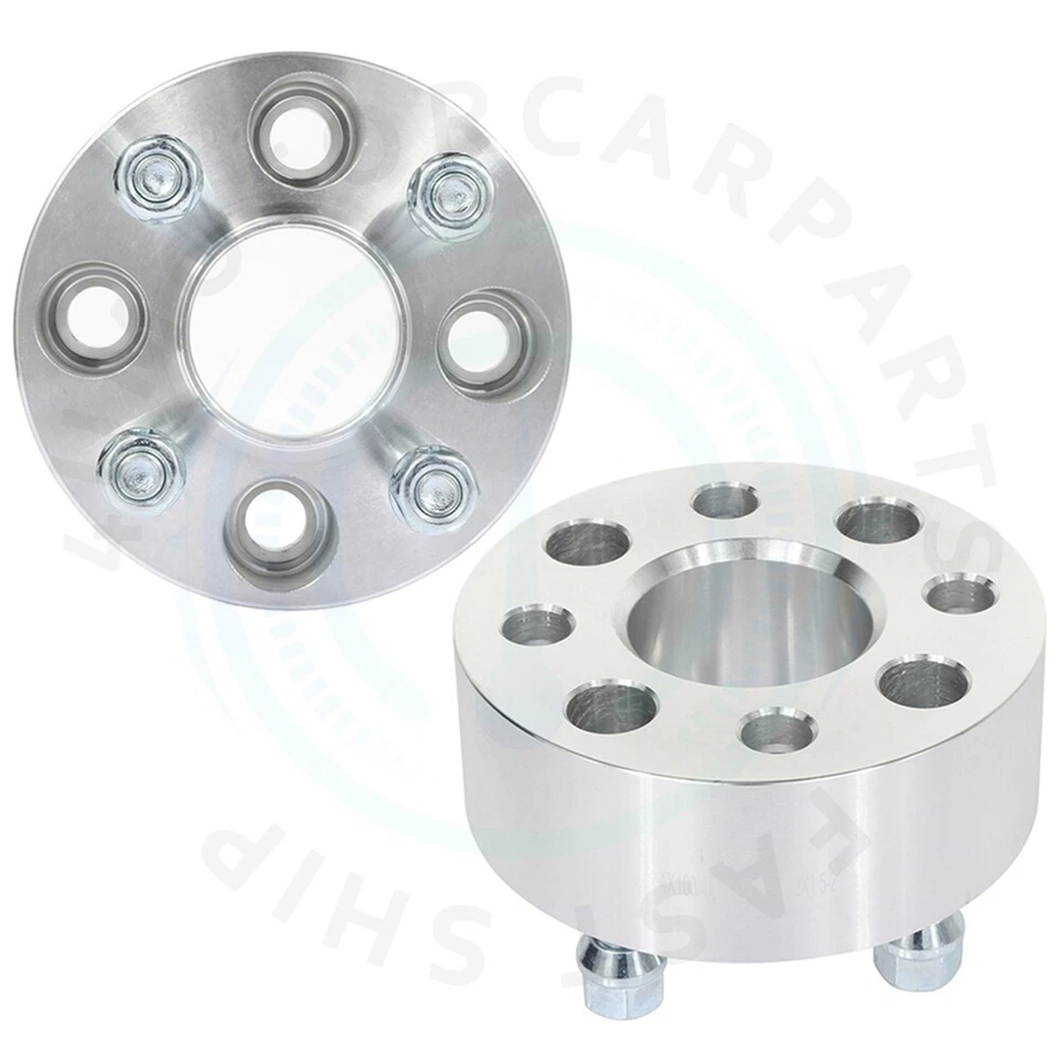 2 piezas espaciadores de rueda 2" 4x100 12x1,5 pernos para Chevrolet Chevette Dodge neón Foto 3 de 4