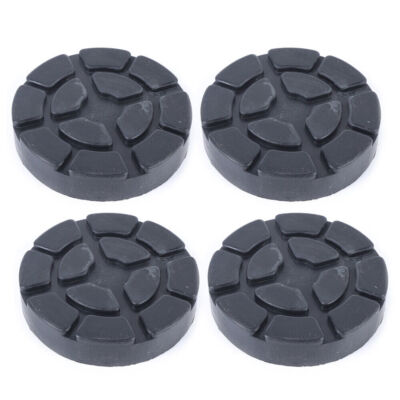 4pcs 120mm Round Rubber Arm Pad Lift Pad for Auto Lift Force Hydra Truck Hoist