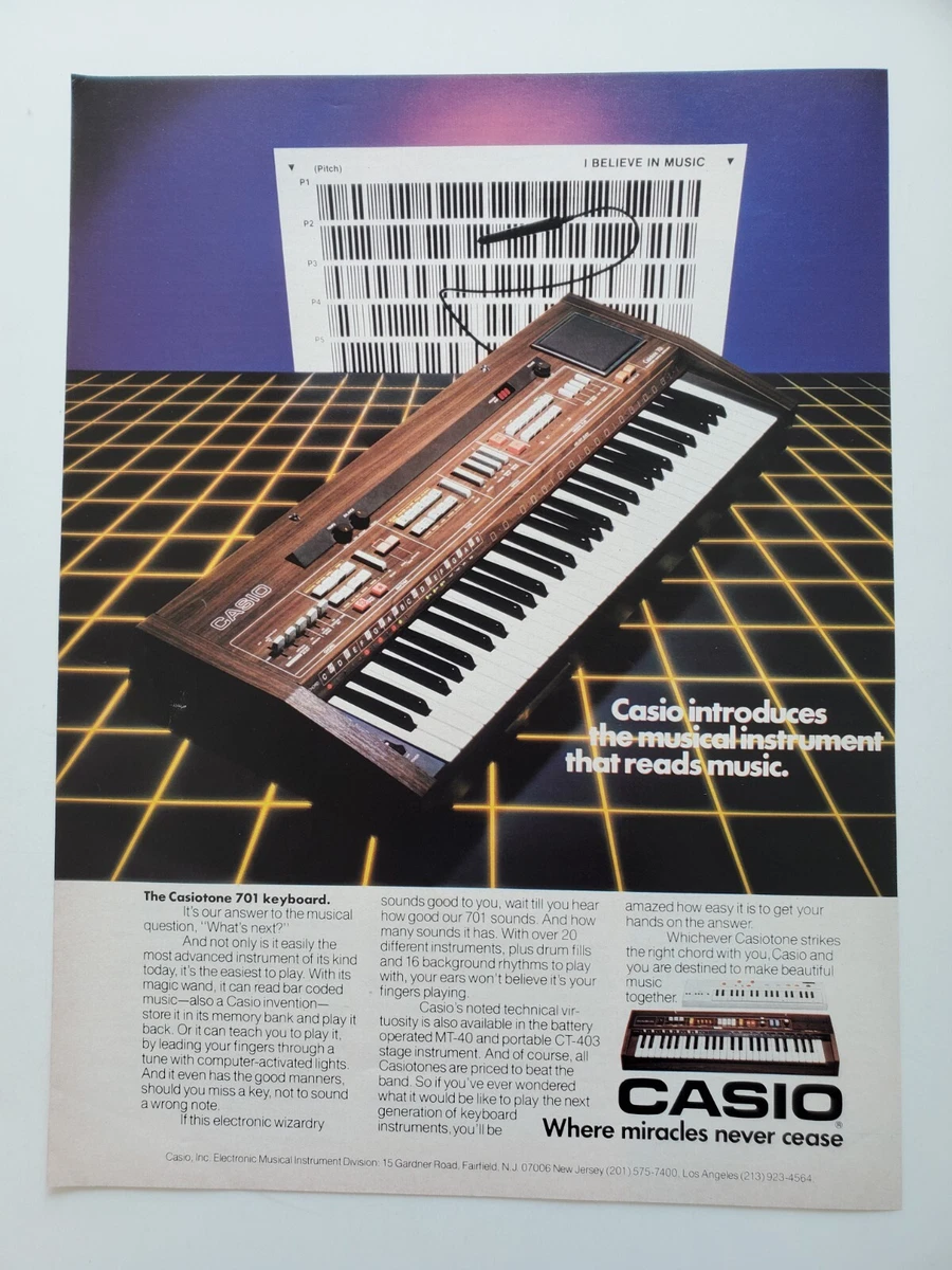 Casio casiotone clearance 701