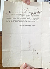 ROMA 1804 UFFICIO DI POSTA DI FRANCIA COMUNICAZIONE PAGAMENTO LETTERE TORINO-250