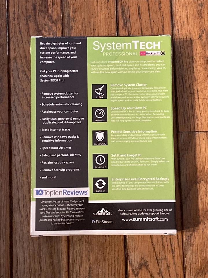 Summitsoft SystemTech Professional plus Backup ST New Sealed! - Image 2 of 3