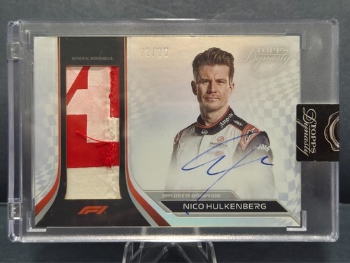 2024 Topps Dynasty Formula 1 F1 Nico Hulkenberg Patch Relic Autograph 1/10 Hass