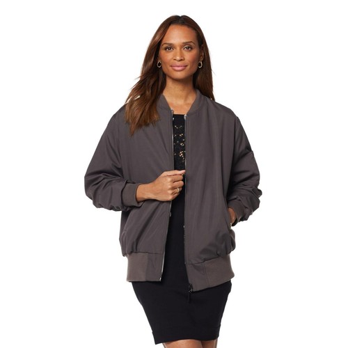 A by Adrienne Landau Reversible Faux Fur Hi-Tech Coat 503873-J - Picture 5 of 11