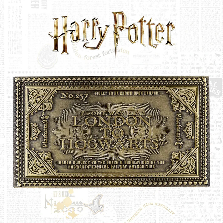 Harry Potter Hogwarts Express Train Ticket Limited Edition