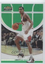 2005 Topps Finest 2006-07 Rookie Green Refractor 14/129 Thabo Sefolosha #152 0j6