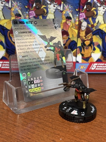 DC Heroclix Dr. Mid-Nite 048 & L048a Legacy Card Lantern Legacy Set