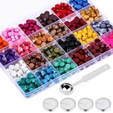 624Pcs Sealing Wax Beads, Sealing Wax for Wax Seal Stamp, Hexagon Wax Seal Beads