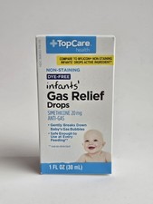 TopCare INFANTS GAS RELIEF DROPS ANTI-GAS DYE-FREE 2OZ TOTAL Dye Free