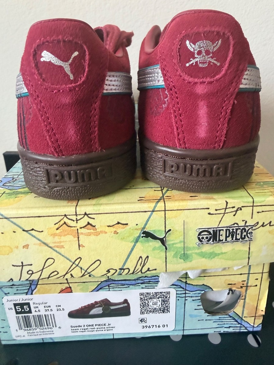 Size 5.5 - One Piece x Puma Suede Red Hair Pirates for sale online