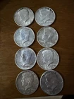 1964 kennedy half dollar Lot Of 8