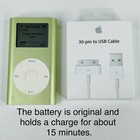 Apple iPod Mini A1051 1st Gen 4Gb Model M9434Ll, Green, Tested, Original Battery