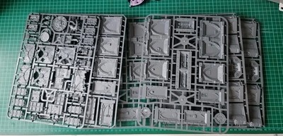 Zone Mortalis Säulen, Mauern und Barrikaden, Necromunda, 40k Gelände