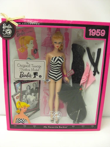 Barbie. 1959 Original Teenage Fashion Model. 50th Anniversary 2008 NIB