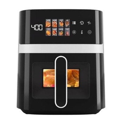 Bluebow 6QT Air Fryer, 8-in-1 Electric Hot Oven with Digital LED Touchscreen,