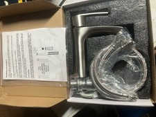 single hole bathroom faucet brushed nickel
