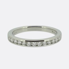 Tiffany & Co. Half-Eternity Diamond Ring