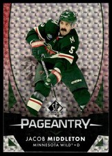 2023-24 SP Authentic Pageantry Red Jacob Middleton #P-33